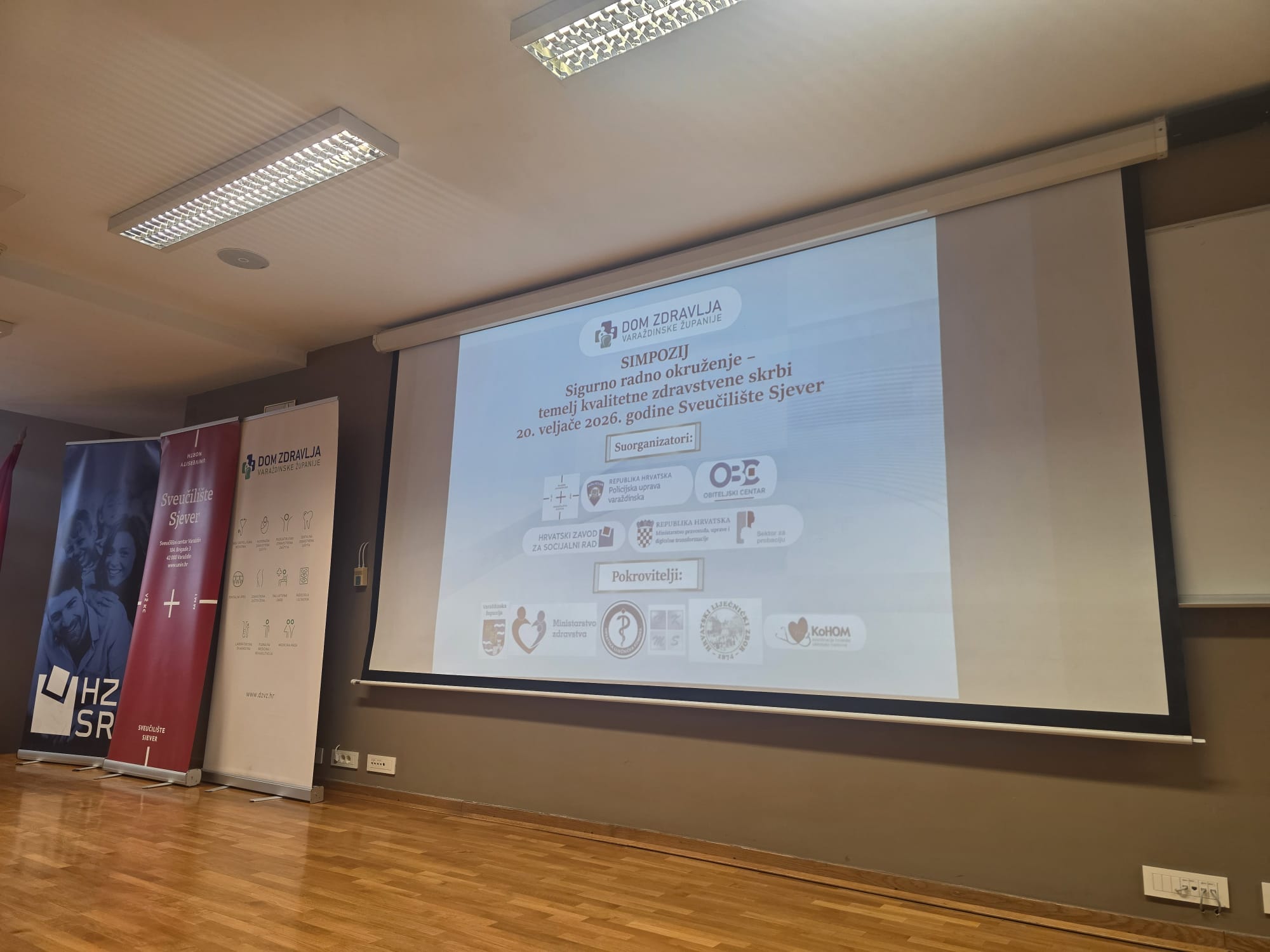 U Varaždinu održan simpozij „Sigurno radno okruženje – temelj kvalitetne zdravstvene skrbi“