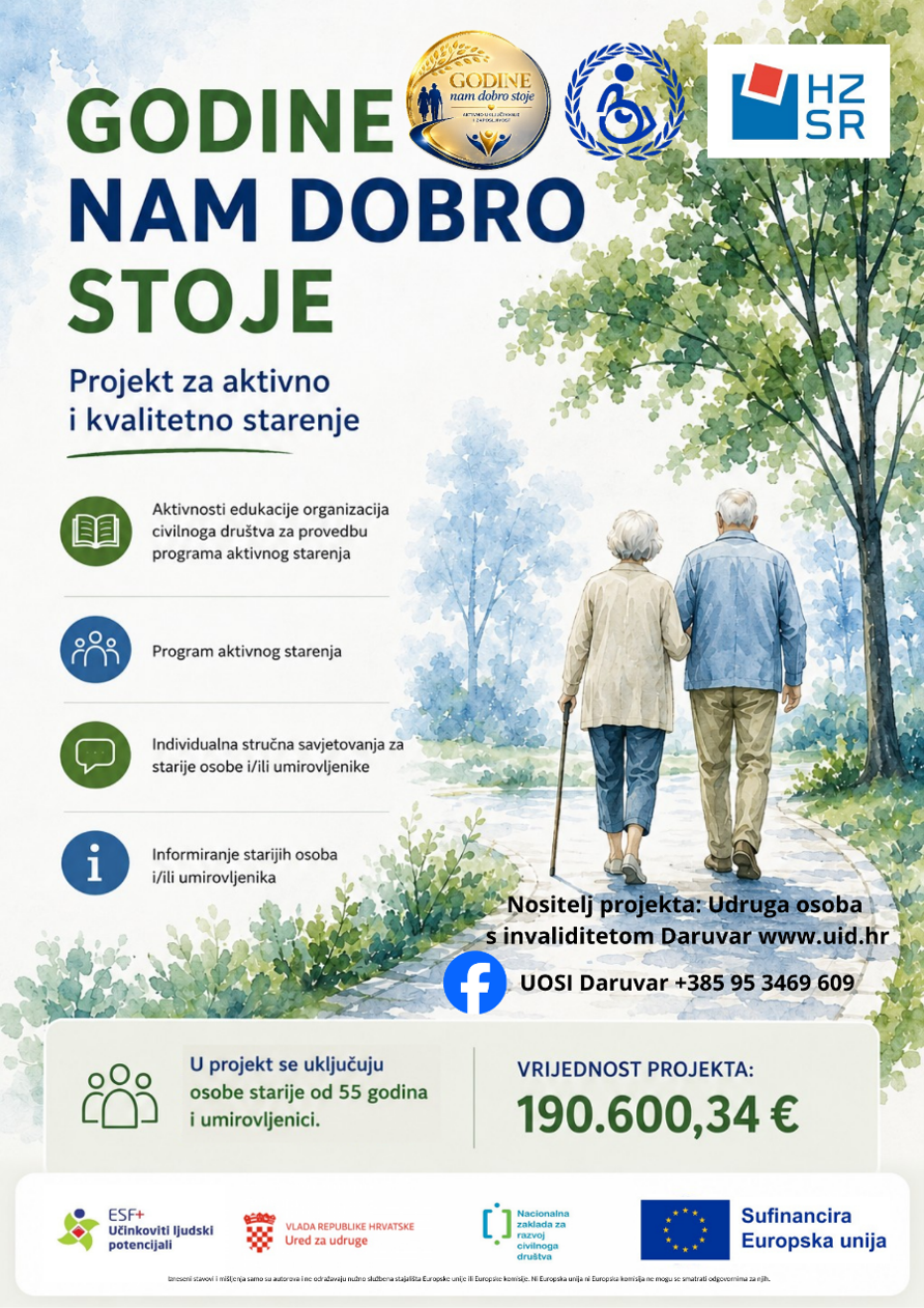 Početak provedbe projekta Godine nam dobro stoje