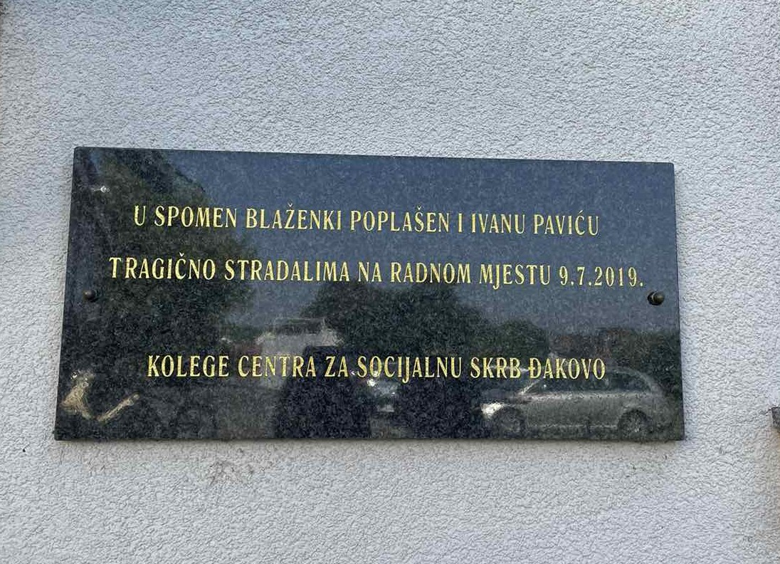 Sjećanje na Blaženku Poplašen i Ivana Pavića povodom obljetnice tragičnog stradavanja